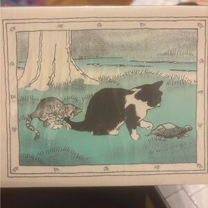 Artisan Watercolor Greeting cards blank - 4 unique designs